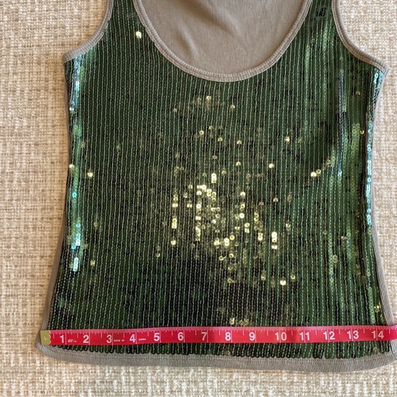 Venus Sequined Front Ribbed Tee - Picture 7 of 8